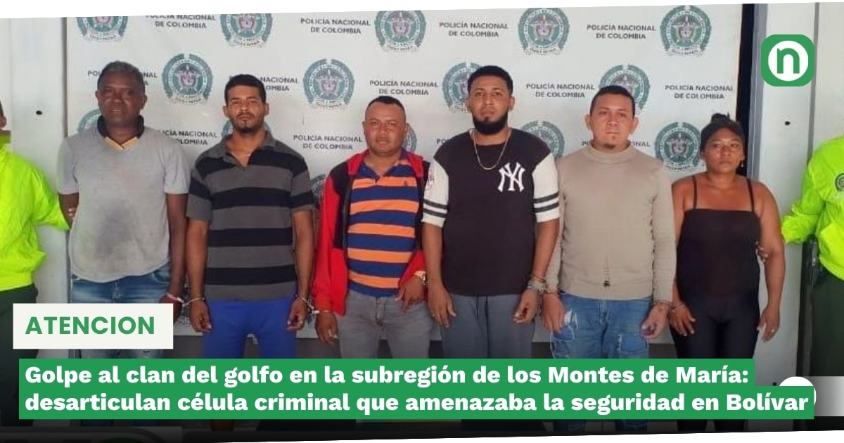 Golpe Al Clan Del Golfo En La Subregi N De Los Montes De Mar A