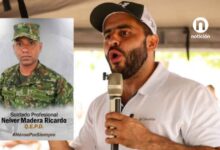 El gobernador de Córdoba, Erasmo Zuleta Bechara, lamentó el fallecimiento del soldado profesional Neiver Madera Ricardo, oriundo del municipio de Moñitos, quien perdió la vida en Norte de Santander mientras cumplía funciones al servicio del Ejército Nacional. A través de un mensaje, el mandatario cordobés expresó sus condolencias a los familiares, amigos y seres queridos del uniformado, y destacó su compromiso y entrega durante su servicio a la patria.