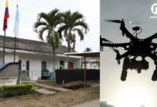 Ataque con Drones a subestación de Policía.